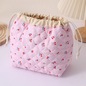 Mini Cherry Quilted Tote