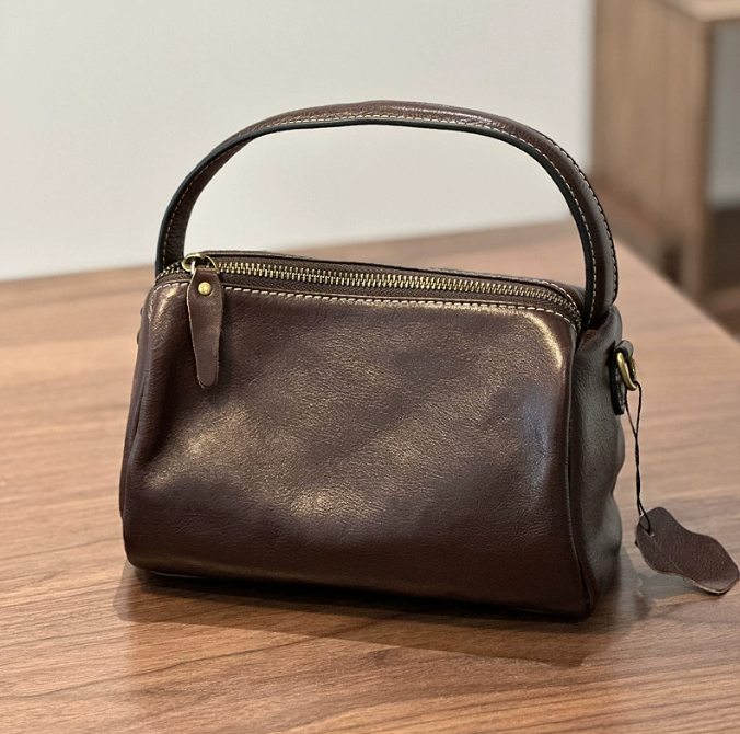 Luxe Coffee Mini Square Bag