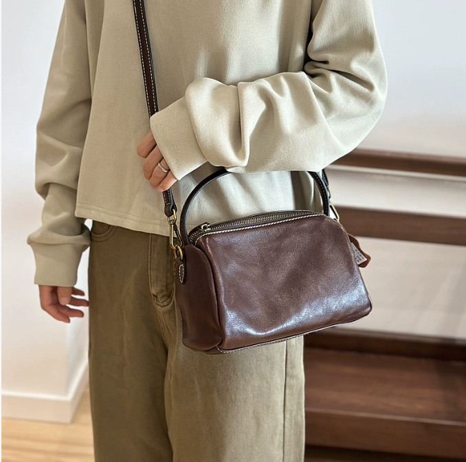 Luxe Coffee Mini Square Bag