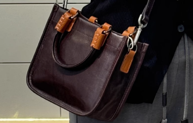 Trend Coffee Luxe Leather Bag