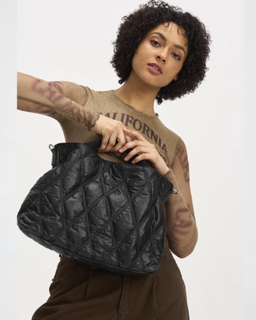 Diamond Black Tote
