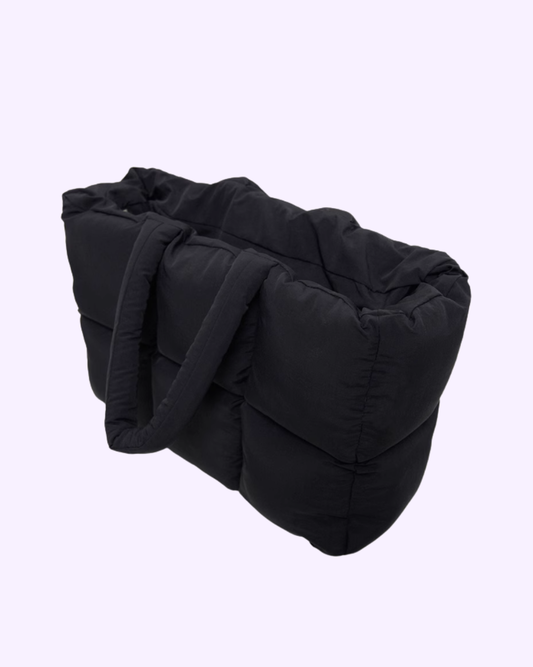 Maison Black Puffer Bag
