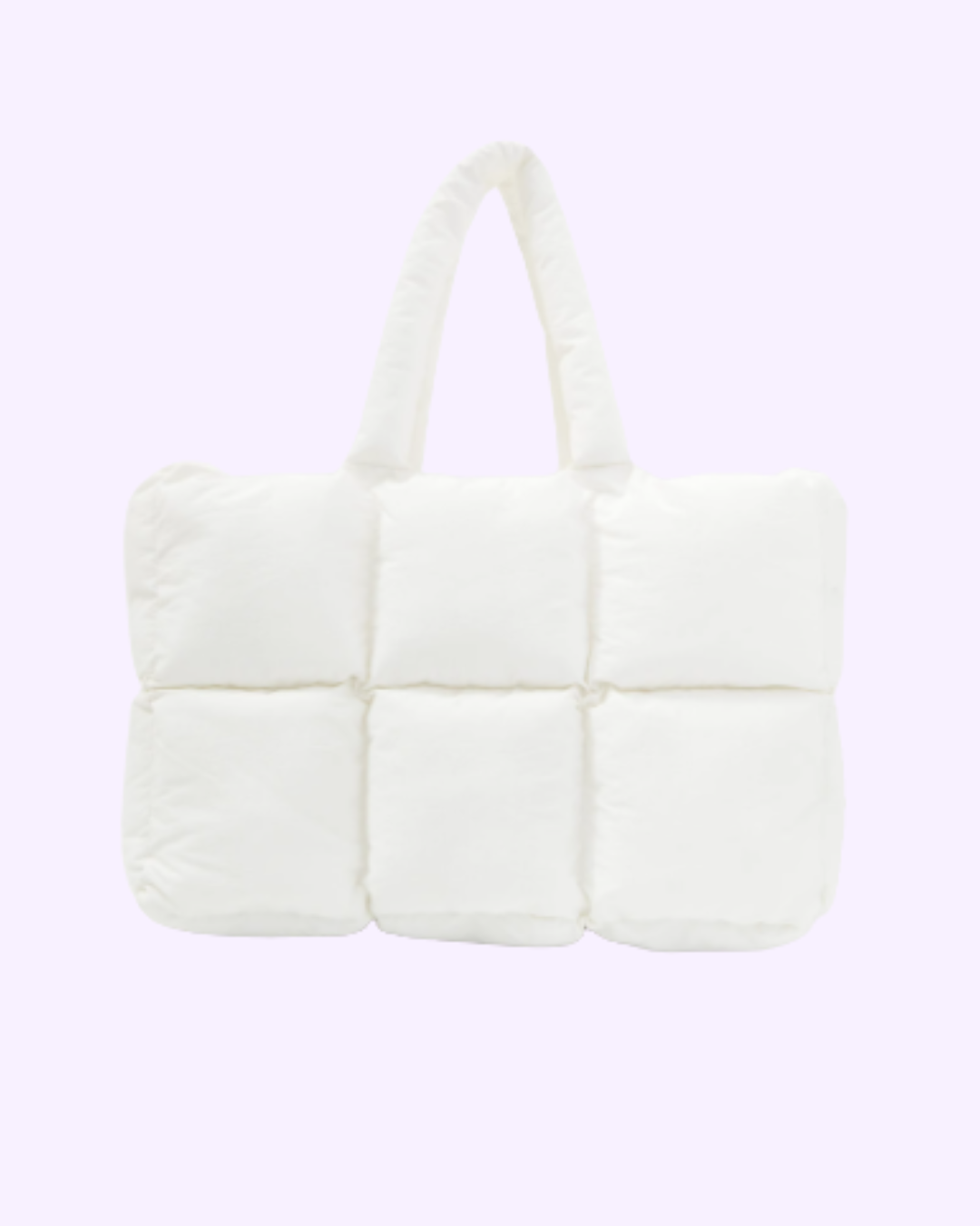 Maison White Puffer Bag