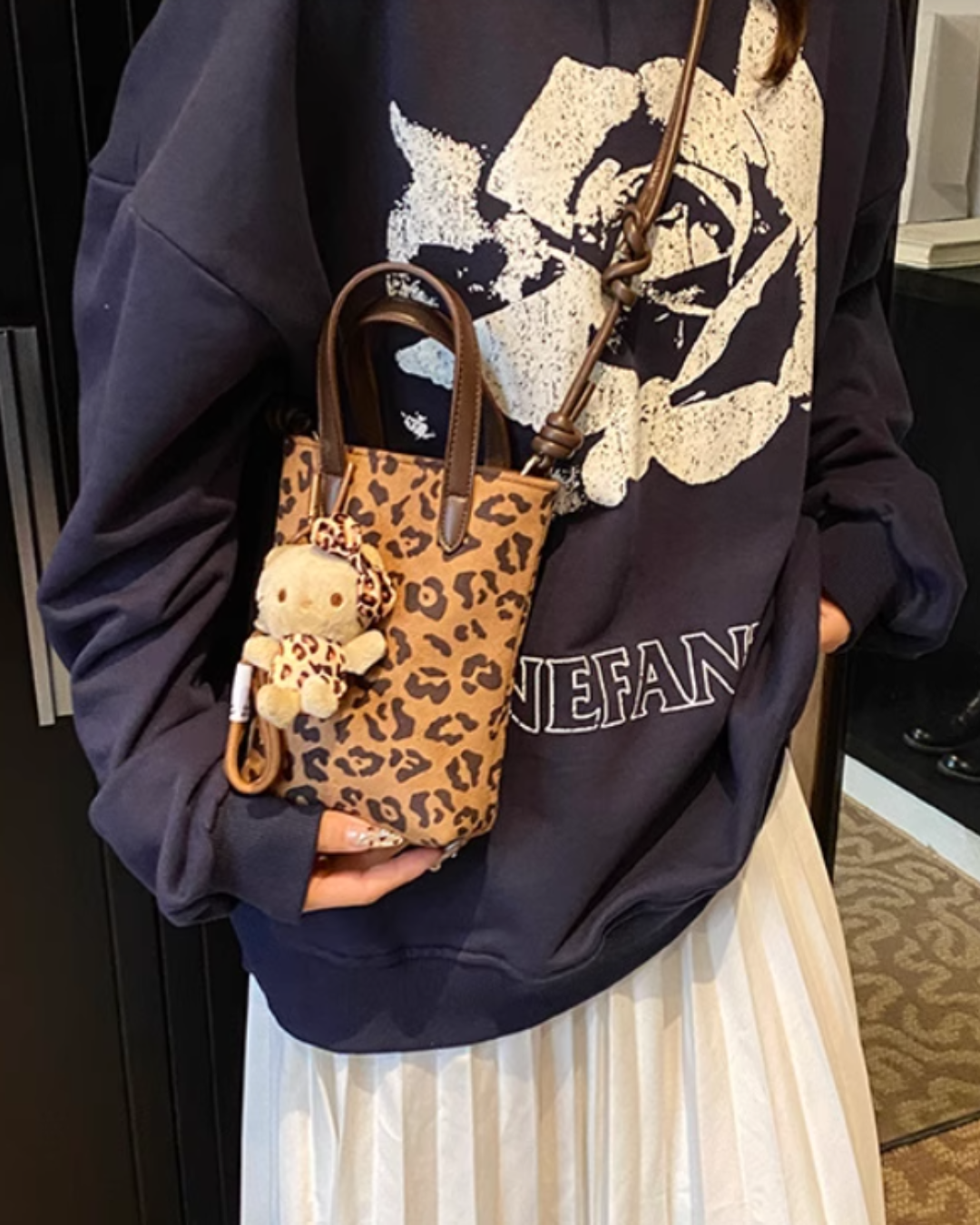 Leopard Mini Tote