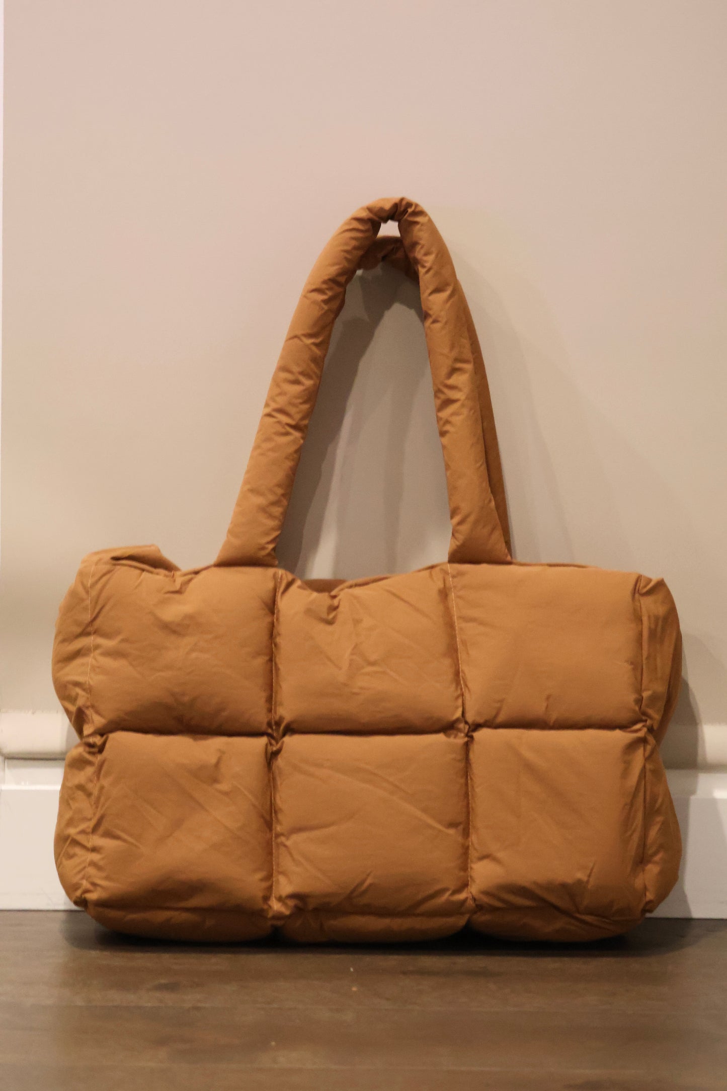 Maison Caramel Puffer Bag