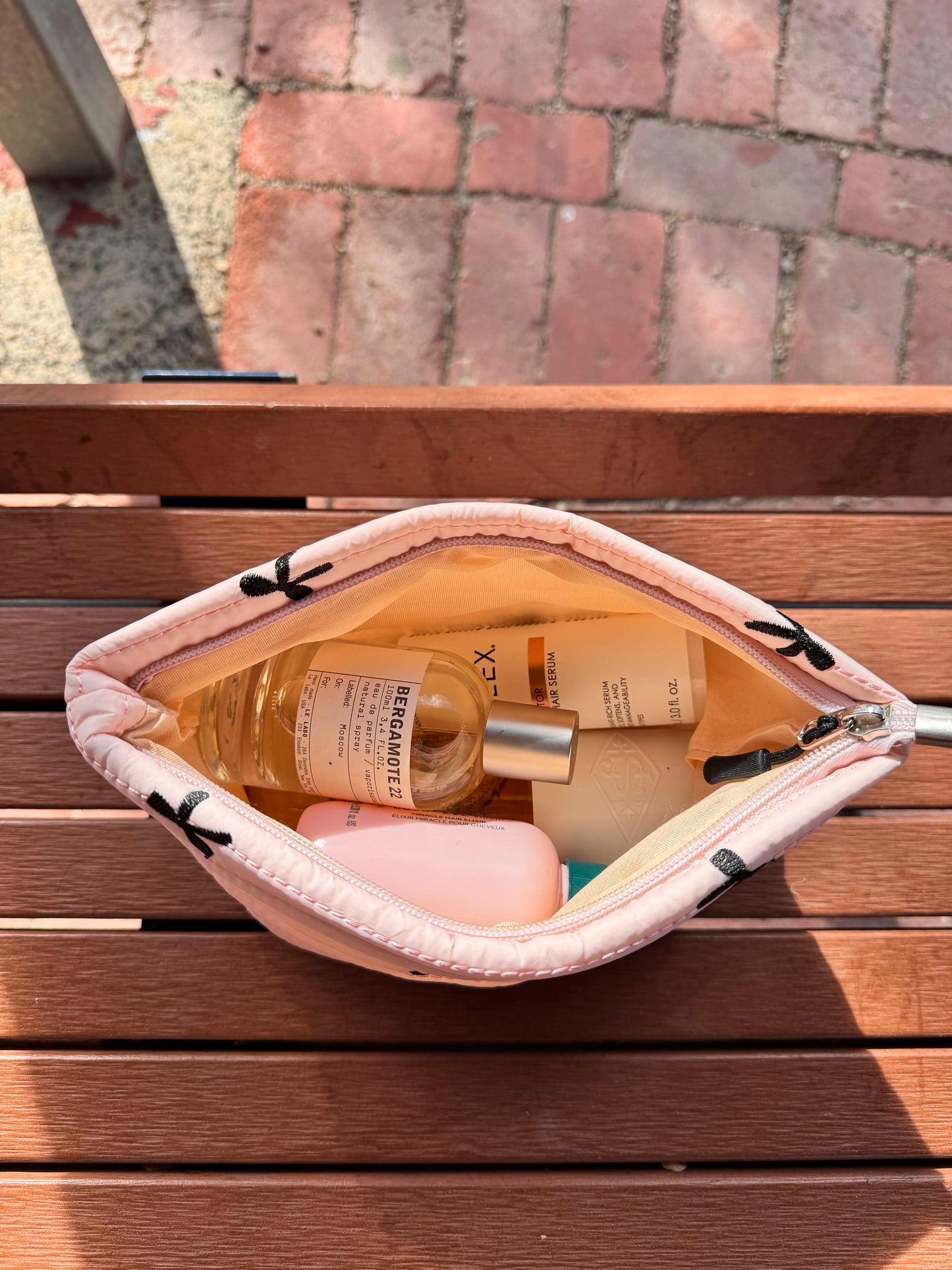 Amara Blush Nylon Bag - Pink