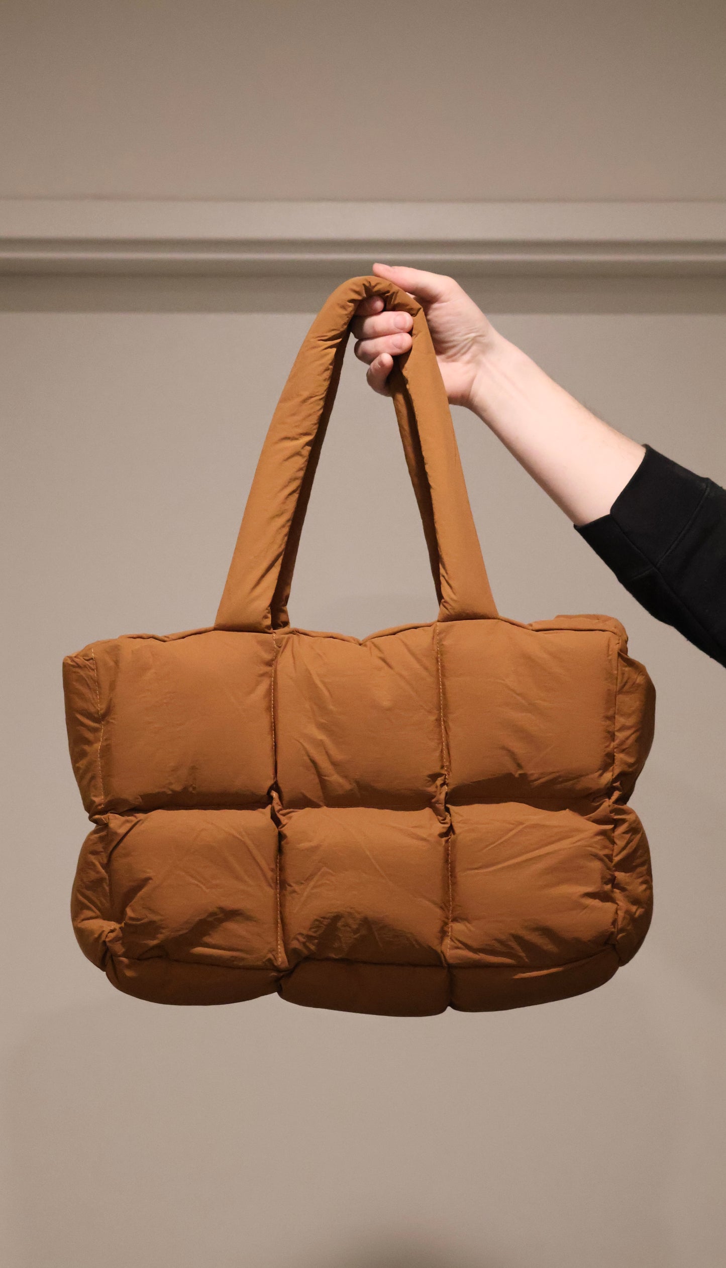 Maison Caramel Puffer Bag
