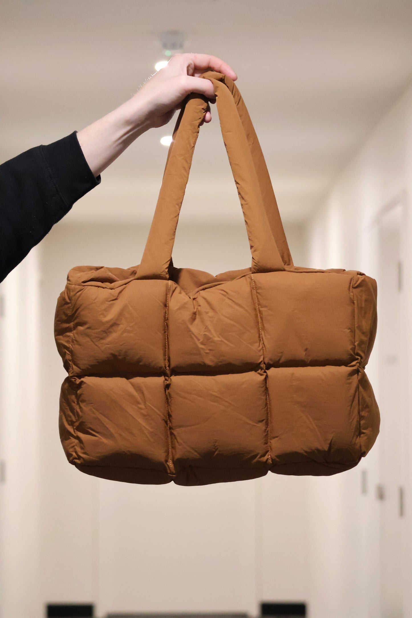 Maison Caramel Puffer Bag