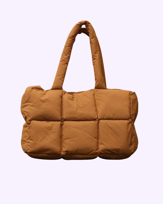Maison Caramel Puffer Bag