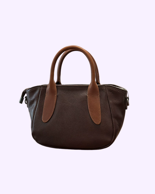 Soft Coffee Chic Leather Tote