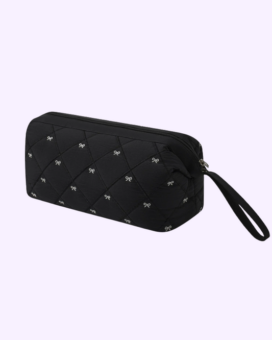 Butterfly Black Quilted