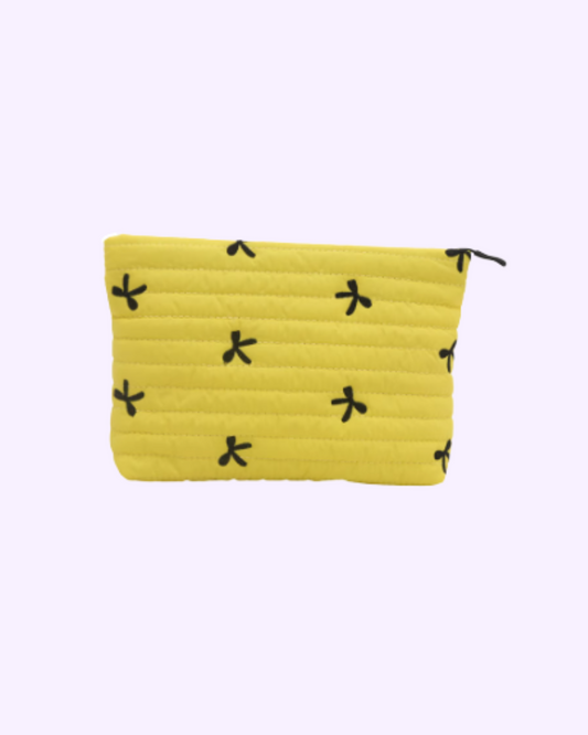 Amara Blush Nylon Bag - Yellow