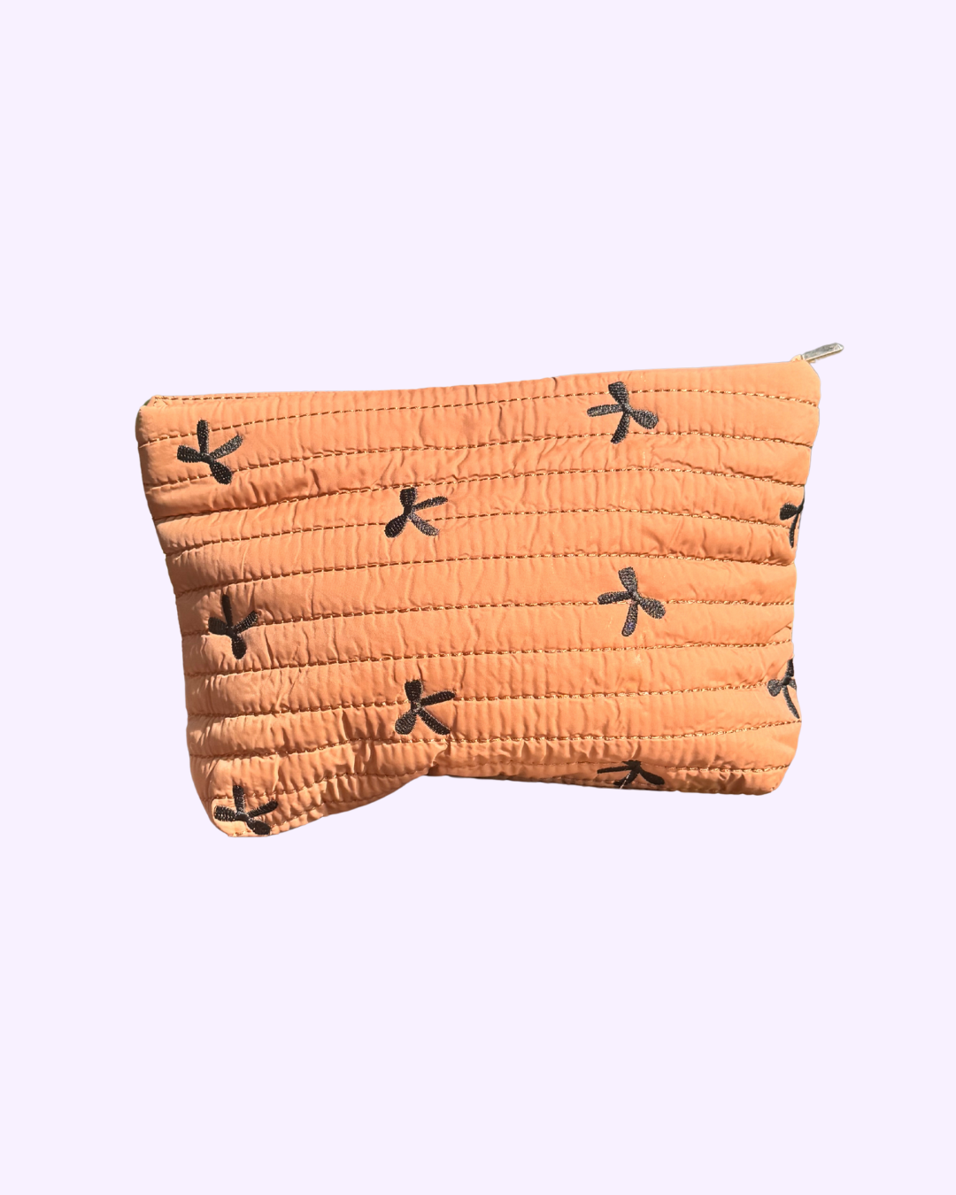 Amara Blush Nylon Bag - Brown