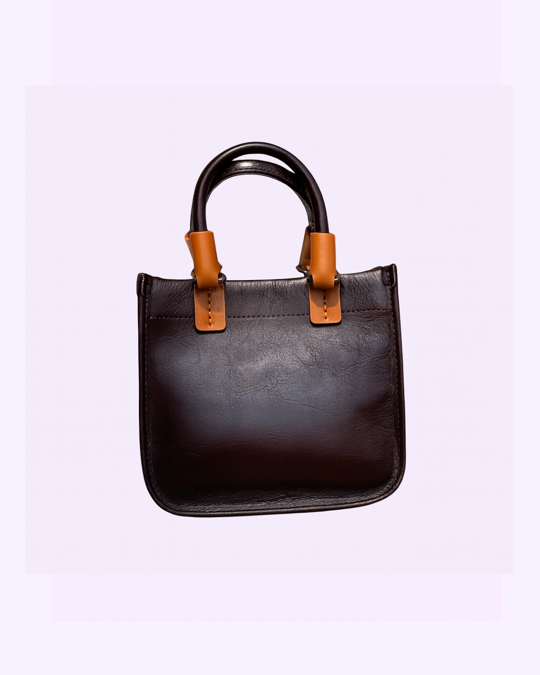 Trend Coffee Luxe Leather Bag