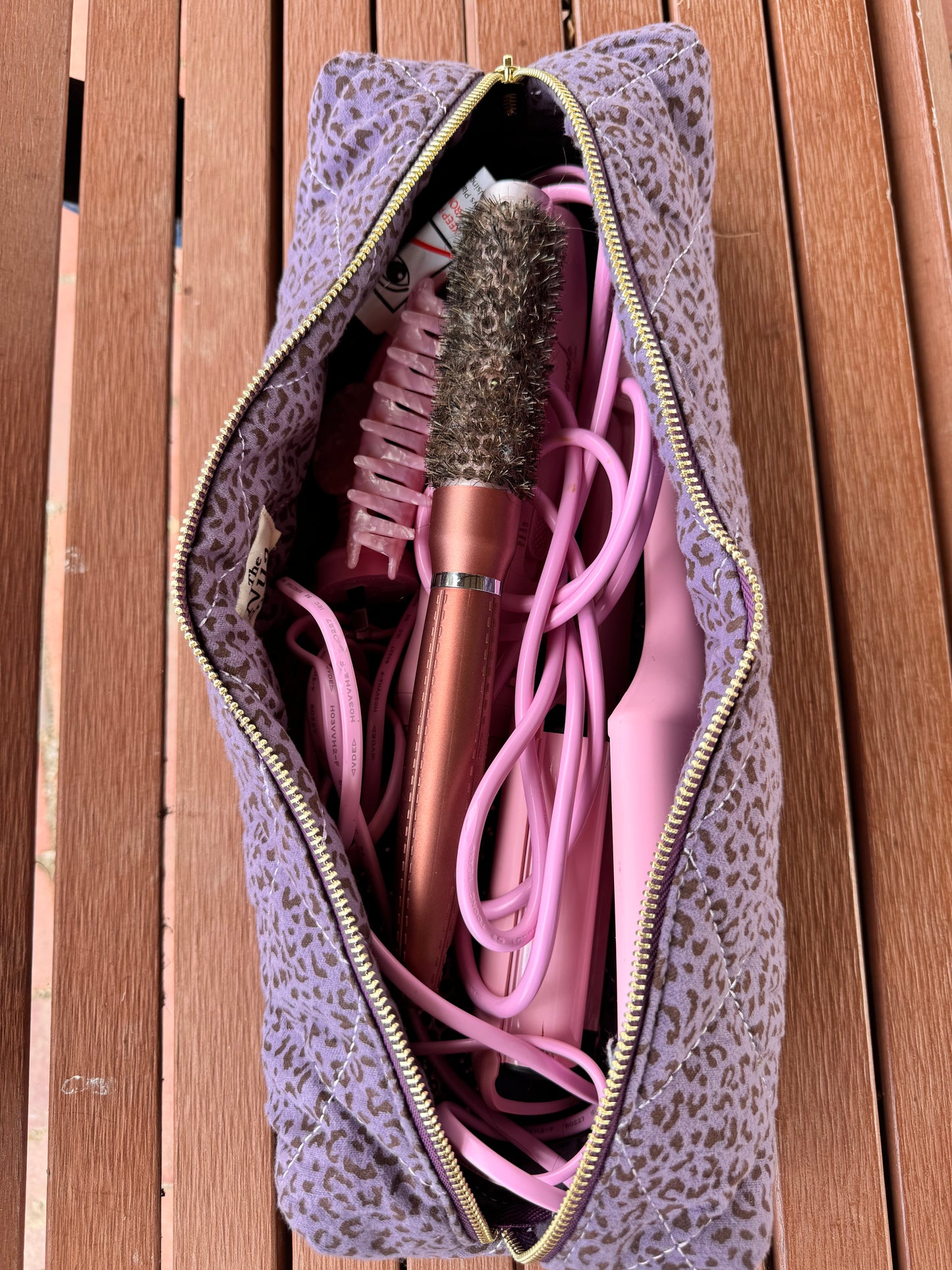 Velvet Hair tool Bag