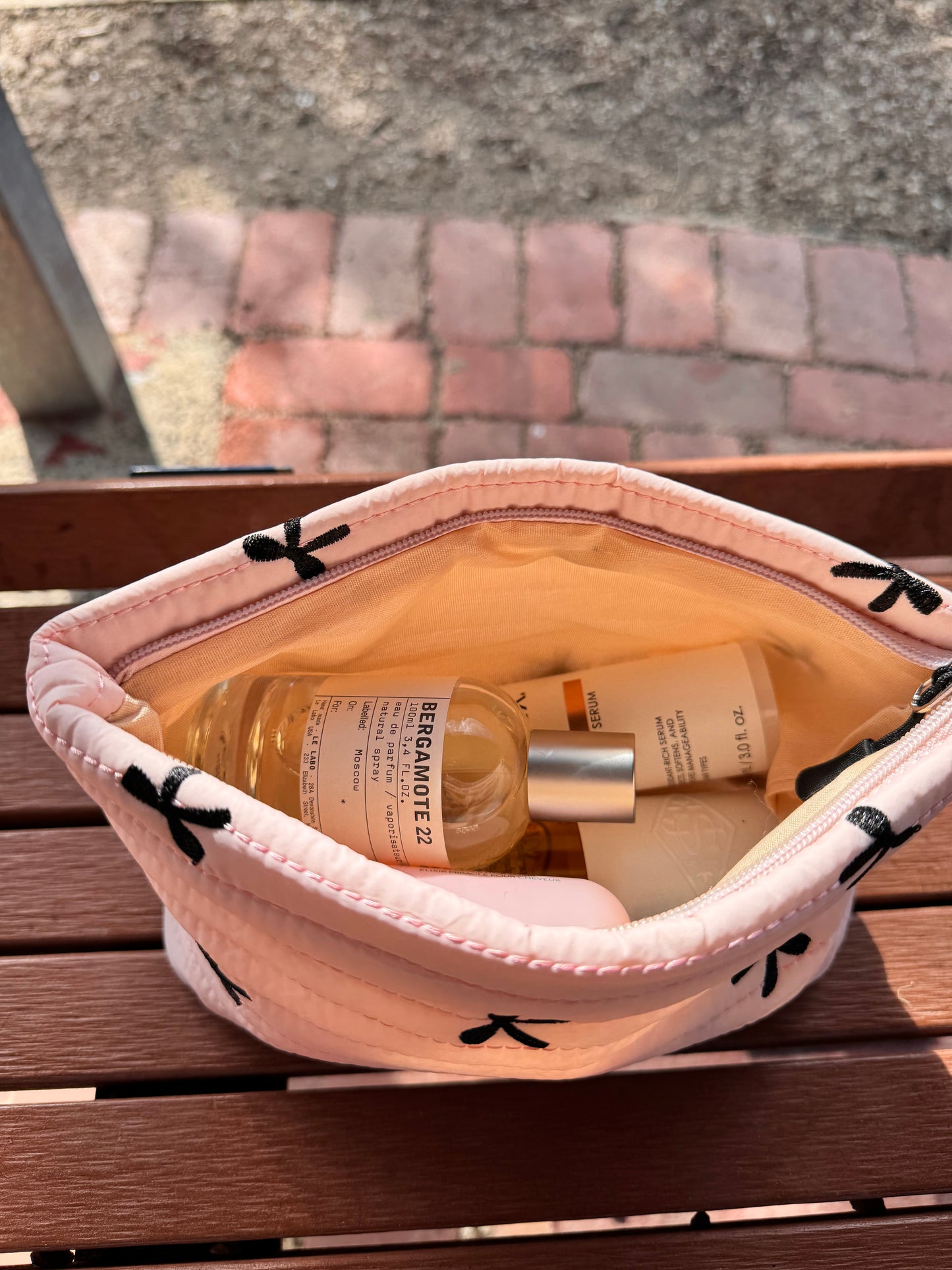 Amara Blush Nylon Bag - Pink