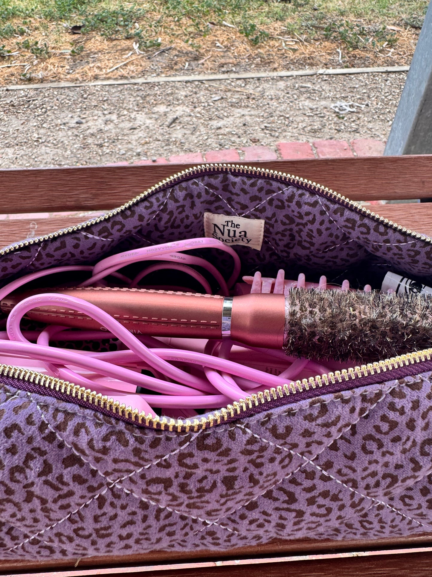 Velvet Hair tool Bag