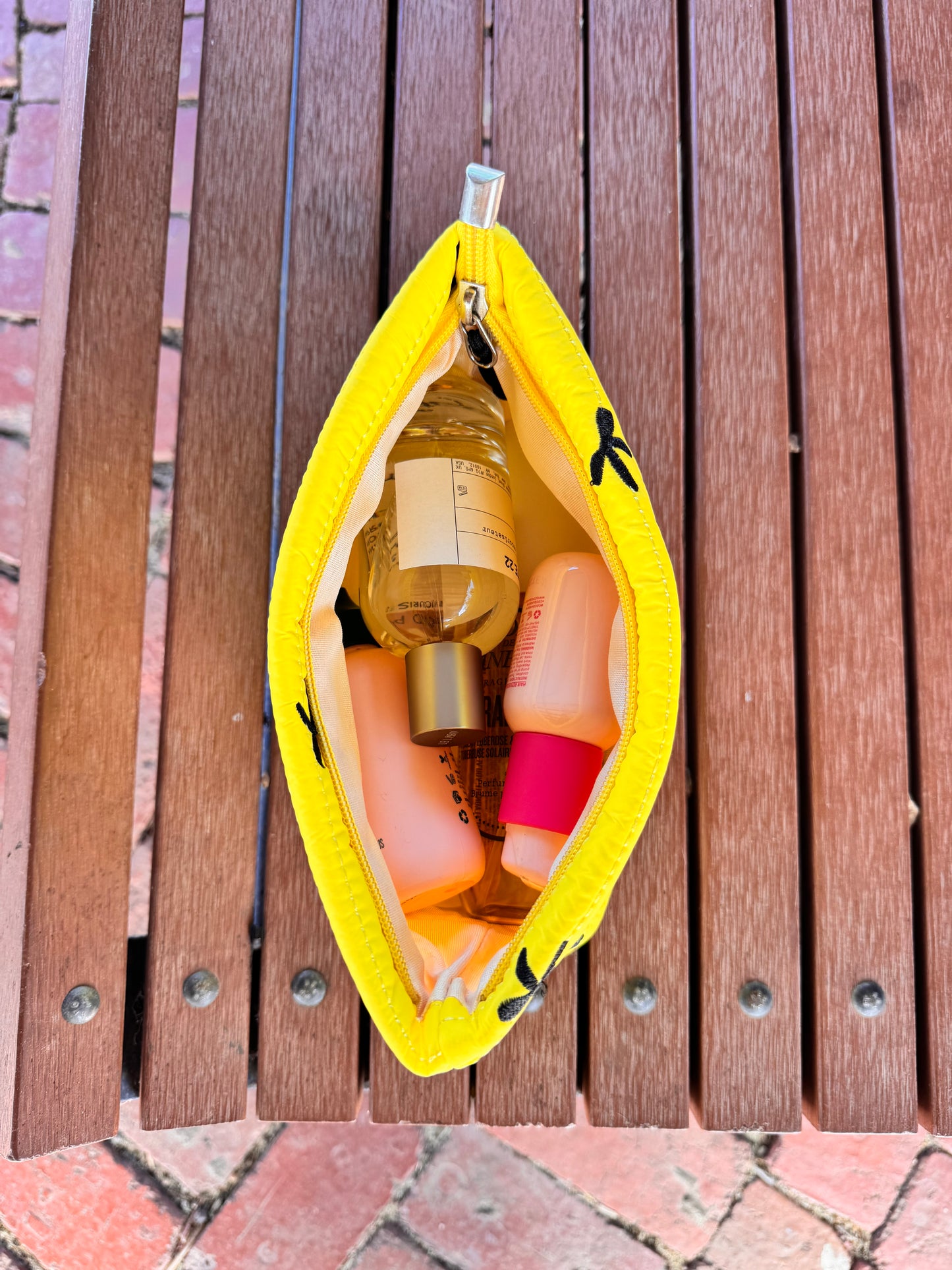 Amara Blush Nylon Bag - Yellow